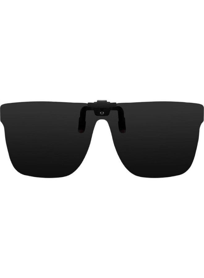 LOVECRAFT Polarized Sunglasses, Large Clip-On, Black Lenses, For Myopia, Driving, Fishing, Buoy Viewing, Enhanced Clarity Sunglasses - Image 3