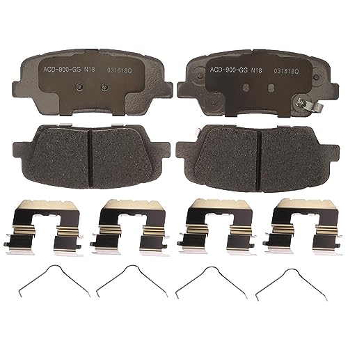 ACDelco Silver 14D1916CH Ceramic Rear Disc Brake Pad Set - Image 1