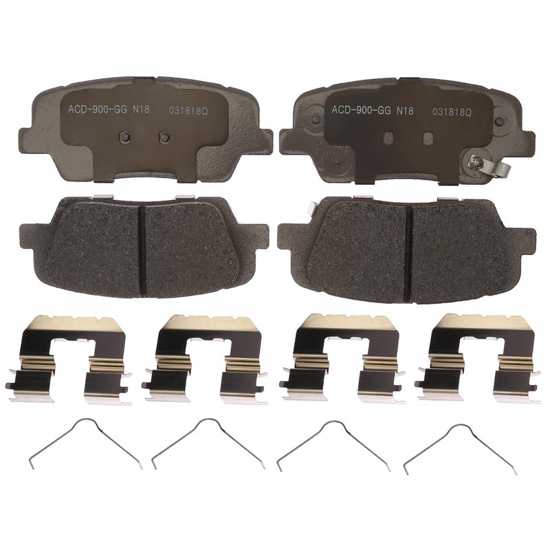 ACDelco Silver 14D1916CH Ceramic Rear Disc Brake Pad Set - Image 4