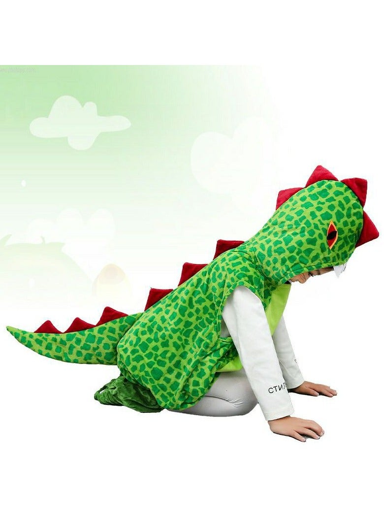 CityRiya-Long Kids Halloween Costumes Dinosaur, Toddler Animal Costumes for Kids, Child Dinosaur Costume with Shoe Cover, Costume Toddler Halloween Dress Up Party for Halloween, Size S for 90-110cm Boys Girls - Image 5