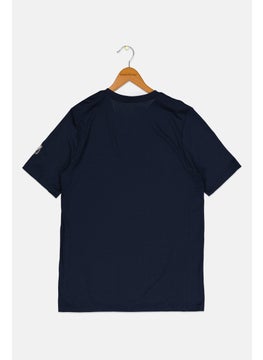 Nike Kids Boy Dri Fit Short Sleeves USA Basketball T-shirt, Dark Navy  - Image 2