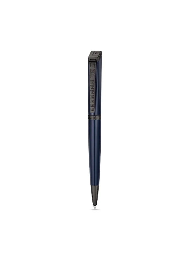Guy Laroche Andrea.3 Gunmetal and Blue Pen for Men