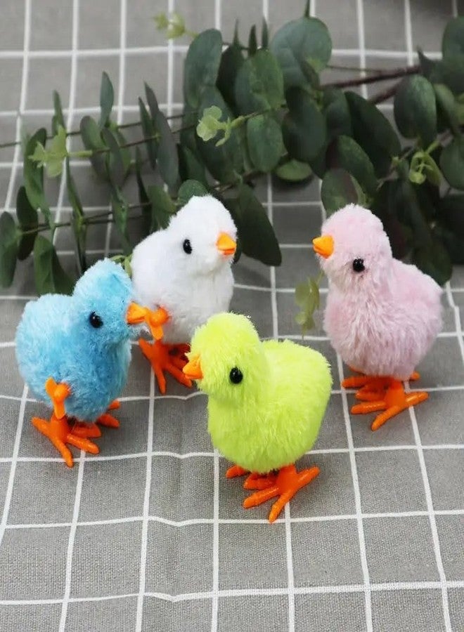 FEXXA Bunny and Jumping Chick Wind Up Toys Novelty Chicken Hopping Windup Toy for Kids Toddlers Adult Easter Egg Hunt Basket Stocking Stuffers Party Gifts [Multicolor] (4 PIC-Chicken-Multicolor) - Image 5