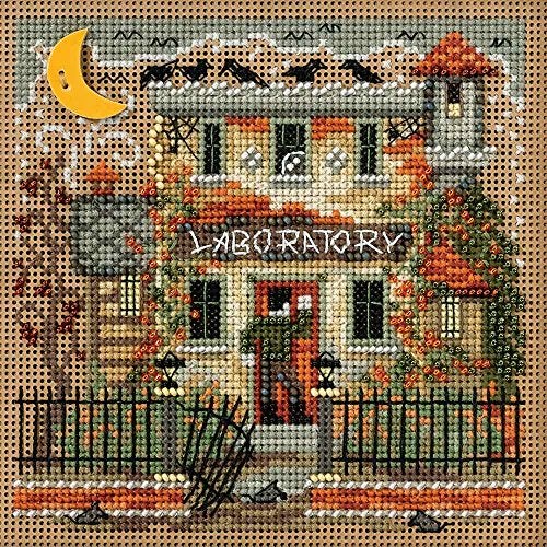 Mill Hill Haunted Laboratory Beaded Counted Halloween Cross Stitch Kit Mill Hill MH141623 Buttons & Beads 2016 Autumn - Image 3