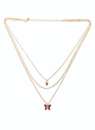 Enameled Butterfly & Heart Pendant Necklace - pzsku/ZC21098F784C6606E140FZ/45/_/1668770794/1c37ef30-84c5-4bb2-b6f4-686eaf0e8609