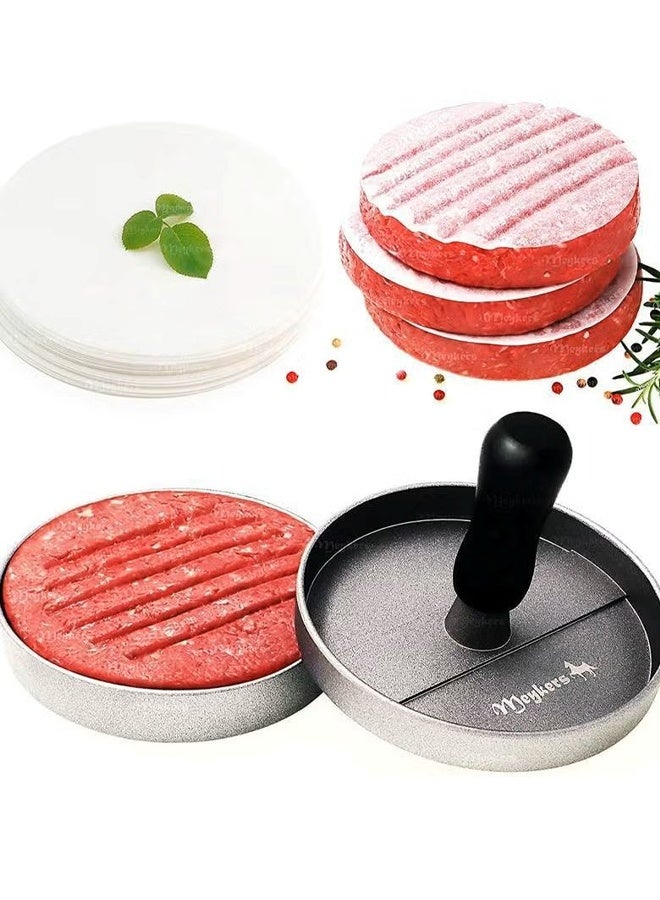 200pcs Burger Patty Paper Rounds for 4/4.5 Inch Burger Press Baking Parchment Round Hamburger Patty Paper Sheet for Separating Burger Patty Cookies and More - Image 5