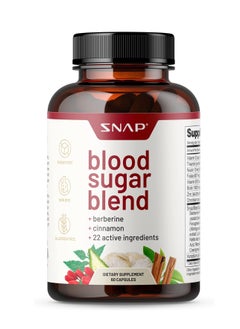 SNAP SUPPLEMENTS Blood Sugar Support Supplement 60 Capsules 