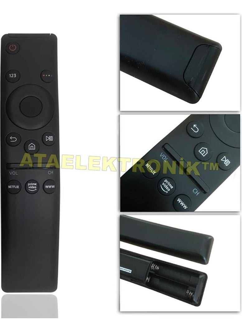 Ata Elektronik - Samsung Compatible BN59-01312K 4K Suhd Smart Tv TV Smart Remote Netflix Prime Button A I R 2 - Image 1