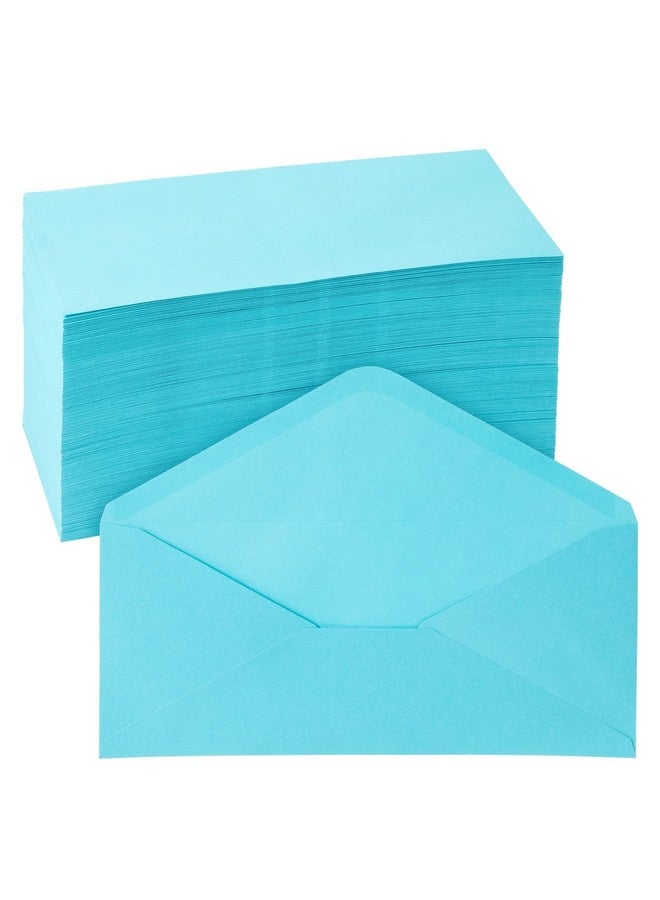 Sustainable Greetings 200Pack 10 Blue Colored Envelopes Bulk With Gummed Seal For Party Invitations Mailing Business Letters Checks Holidays Greeting Cards Thank You Notes (4 1/8 X 9 1/2 In) - Image 1
