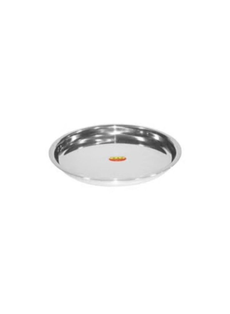 RAJ - Steel Plate Silver 33cm - Image 1