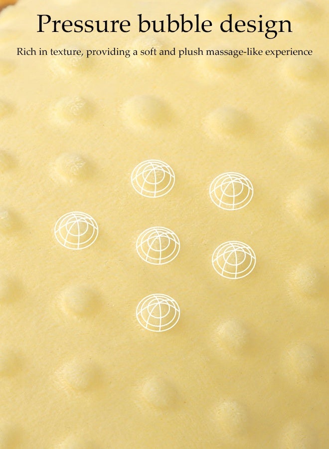 DUNISO Baby Soothing Palm Pillow For Coaxing Baby To Sleep, Exhaust Pillow, Lying Down To Coax Baby To Prevent Fright And Hold Sleeping Soothing Pillow - Simulate Mother's Palm To Help Sleep Coco Bear Model - Image 4