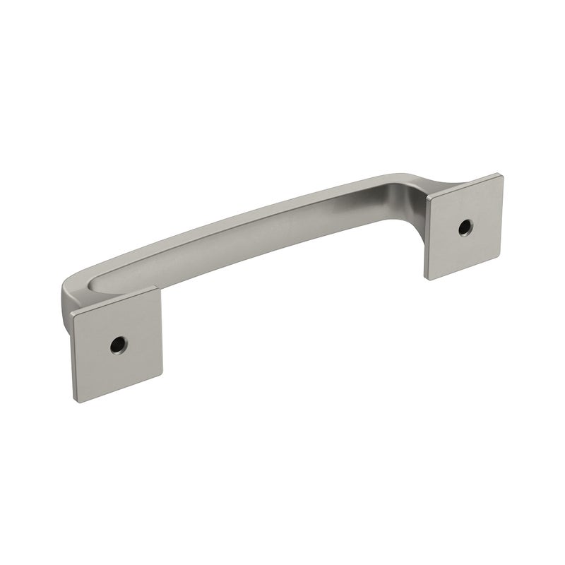 Amerock | Cabinet Pull | Satin Nickel | 3-3/4 Inch (96 Mm) Center-To-Center | Ville | 1 Pack | Drawer Pull | Cabinet Handle | Cabinet Hardware - Image 5