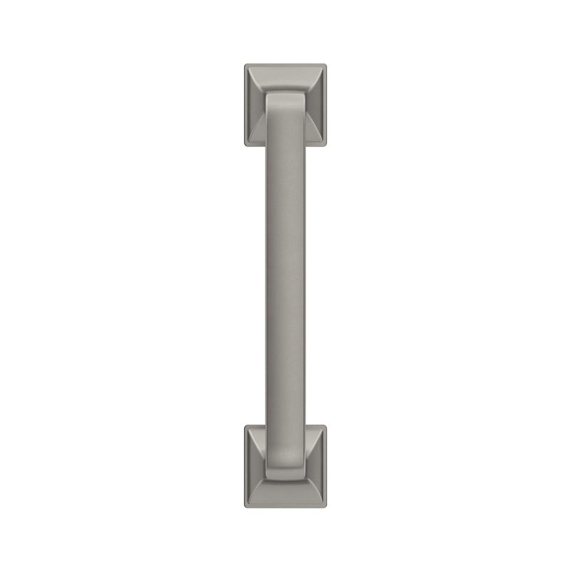 Amerock | Cabinet Pull | Satin Nickel | 3-3/4 Inch (96 Mm) Center-To-Center | Ville | 1 Pack | Drawer Pull | Cabinet Handle | Cabinet Hardware - Image 4