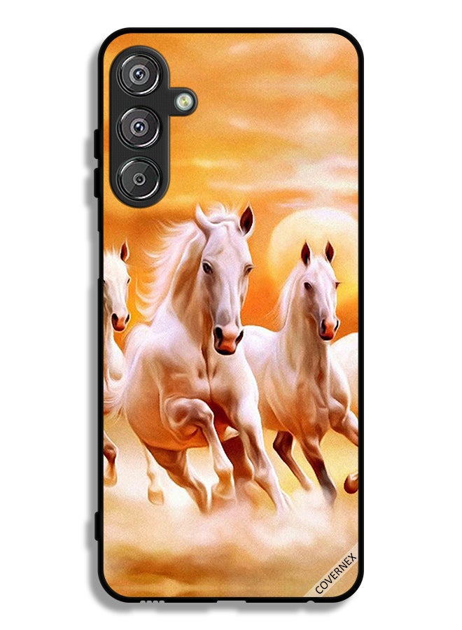 Covernex Samsung Galaxy F15 5G Protective Case Cover Horses Running - Image 1