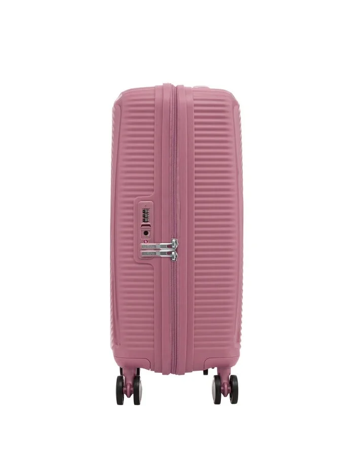 AMERICAN TOURISTER Curio Spinner 55 cm - Peach Blossom - 3 Years Global Warranty