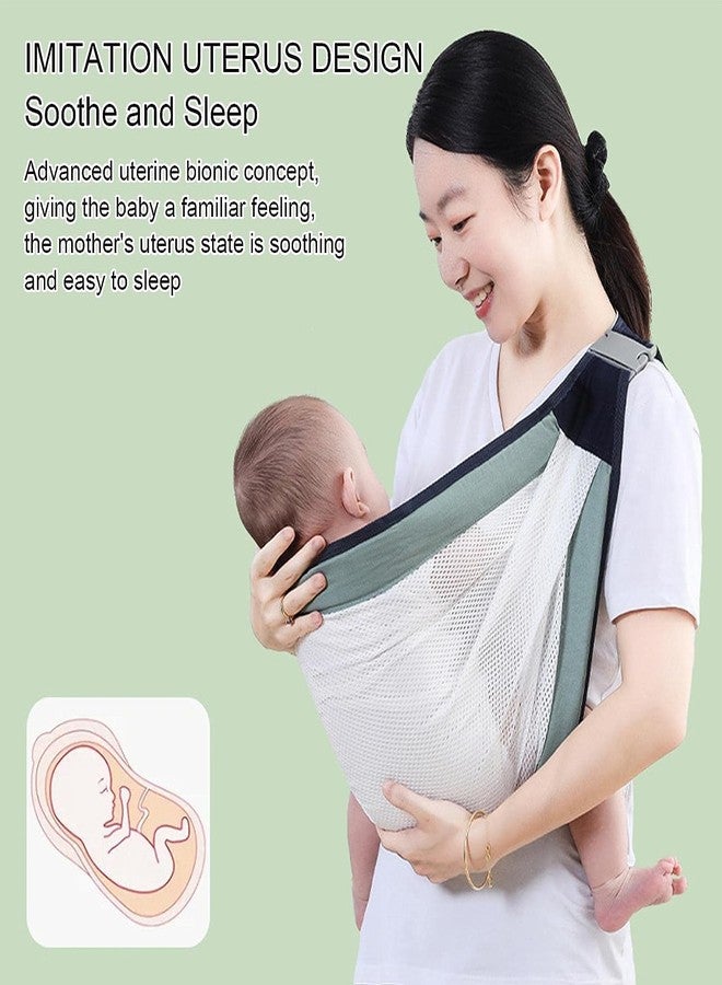Ndola Portable Breathable Baby Carrier,3D Honeycomb Mesh Wrap Child Slings With Adjustable Widen Shoulder Straps,For 0-36 Months Newborns,Infants And Toddlers - Image 5
