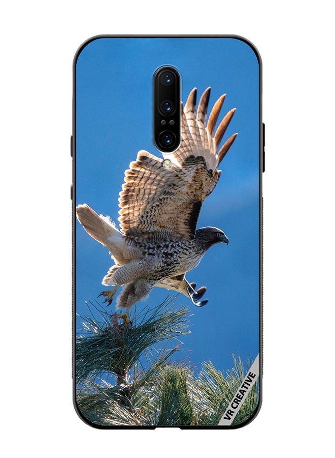 VR CREATIVE Protective Case Cover For OnePlus 7 Pro Hunting Eagle Design Multicolour - Image 1