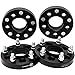 VLAOSCHI Black Forged 5x115 Hubcentric Wheel Spacers 1 Inch with 14x15 Studs 715mm Hub Bore Compatible with Dodge 5 Lug for 20092026 Challenger 20062026 Charger 20052008 Magnum Pack of 4 - Image 2