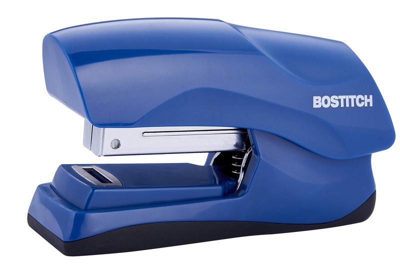 Bostitch Office Heavy Duty Stapler, 40 Sheet Capacity, No Jam, Half Strip, Fits into the Palm of Your Hand, For Classroom, Office or Desk, Navy Blue - Image 1