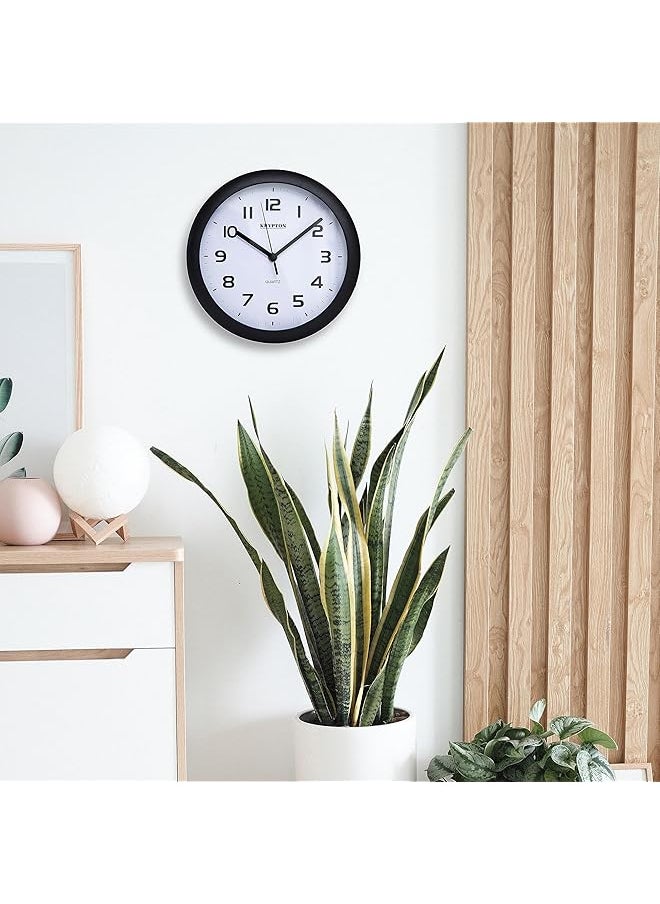 KRYPTON Wall Clock Large Round Wall Clock Modern Design Knwc6119 Easy To Read Round Decorative Wall Clock For Living Room Bedroom  - Image 5
