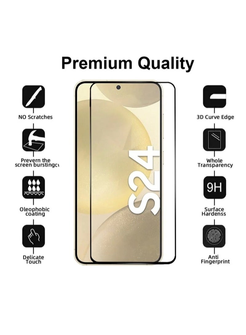 Screen Protector Tempered Glass for Samsung Galaxy S24 - Image 2