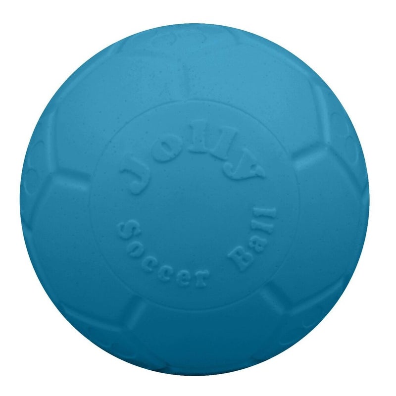 Jolly Pets Medium Jolly Soccer Ball FloatingBouncing Dog Toy 6 Ocean Blue - Image 2