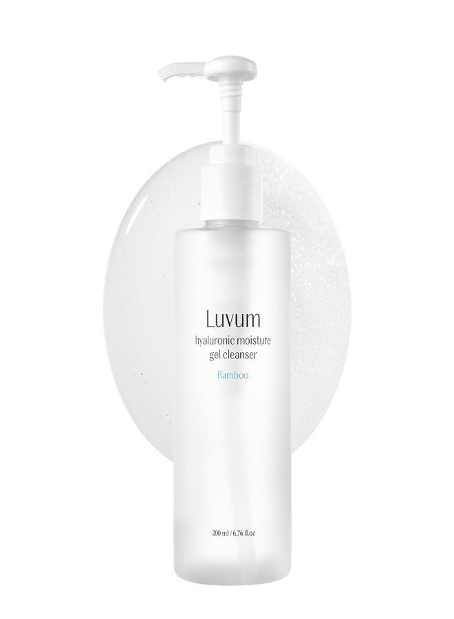 LUVUM Bamboo Hyaluronic Moisture Gel Cleanser, Hyaluronic Acid, Non-Irritating, 6.76 fl. oz - Image 1