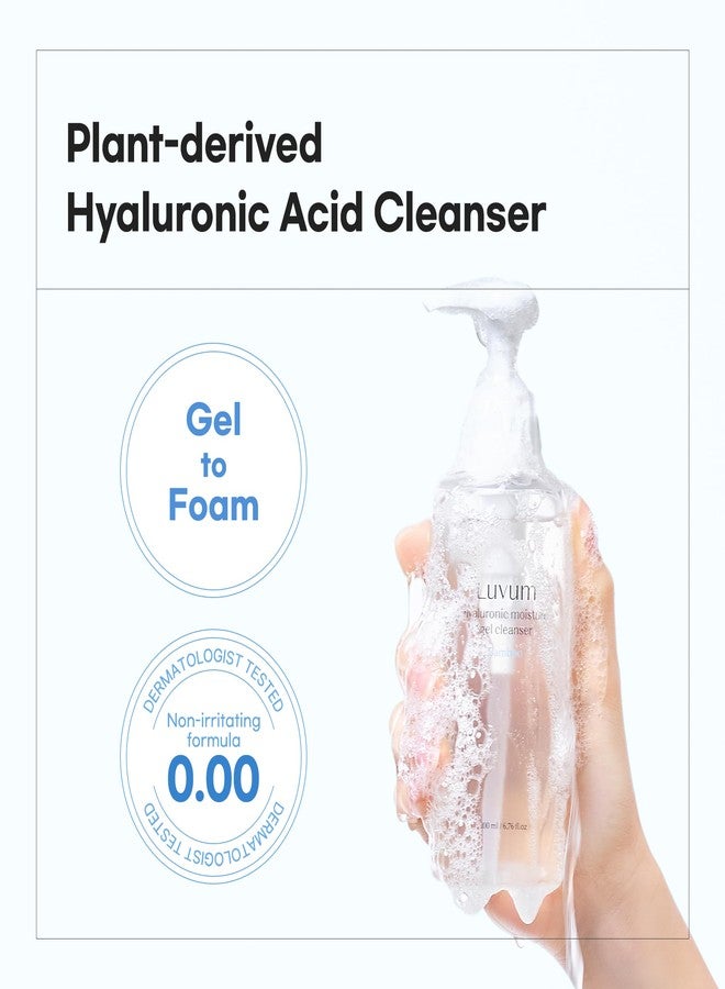 LUVUM Bamboo Hyaluronic Moisture Gel Cleanser, Hyaluronic Acid, Non-Irritating, 6.76 fl. oz - Image 4
