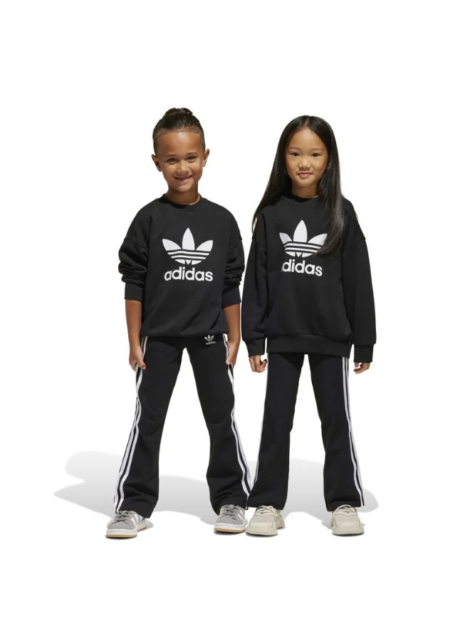 اديداس adidas LOOSE CREW SET Black Originals Kids SUITS