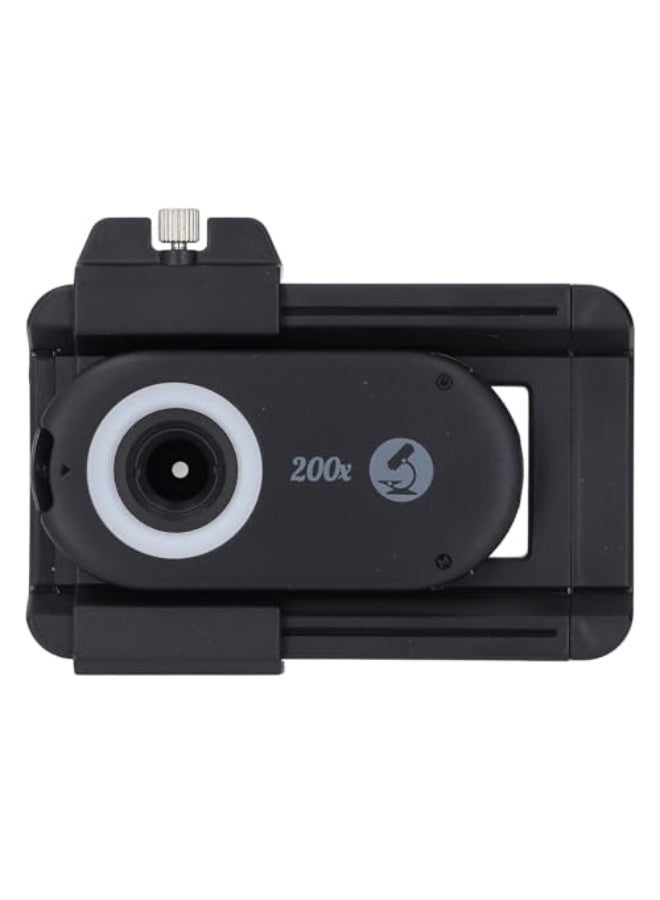 Phone Microscope Lens, Phone Micro Lens with LED Light, CPL Filter, Phone Macro Lens Attachment with Universal Clip, Pocket Digital Microscope for All Smartphones - Image 1