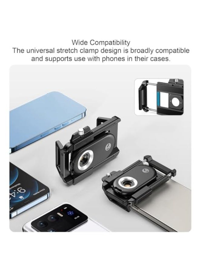 Phone Microscope Lens, Phone Micro Lens with LED Light, CPL Filter, Phone Macro Lens Attachment with Universal Clip, Pocket Digital Microscope for All Smartphones - Image 5