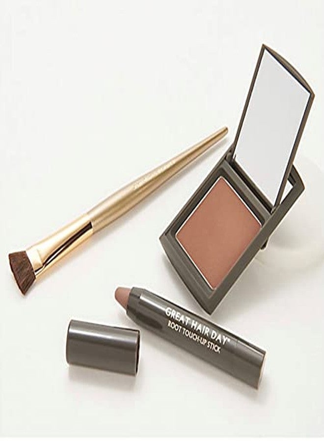 Joan Rivers Beauty Joan Rivers Great Hair Day Root Touch Up Powder and Hair Color Stick - Root Cover Up Hair Powder and Root Touch Up Stick for Thicker, Fuller Looking Hair (Red) - Image 1