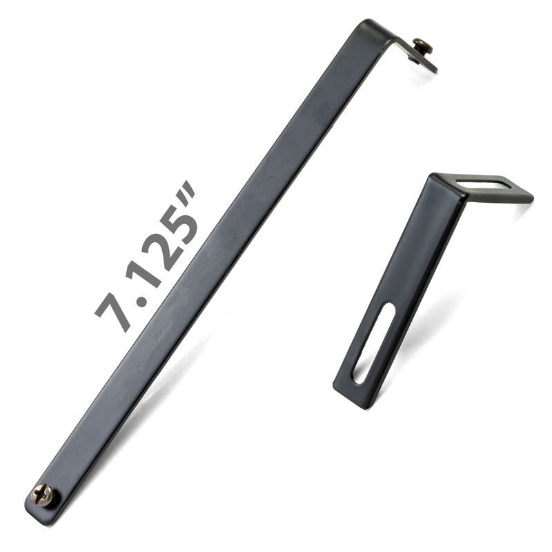 Officemate Universal Partition Hanger Set, Adjusted to fit panels with 1 1/4 inch to 3 1/2 inch thickness, Metal Black (21460), 7" - Image 3