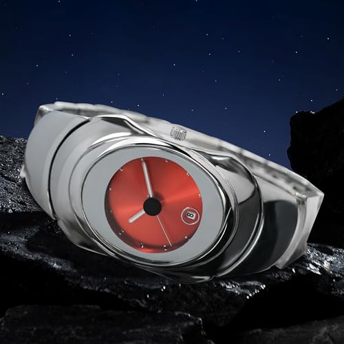 BARAMON ساعات باراتمون للرجال الأنيقة المستقبلية القابلة للجمع ساعة معصم فريدة للذكور ساعة تناظرية ساعة كوارتز تاريخ ساعة مقاومة للماء للرجال - Image 5