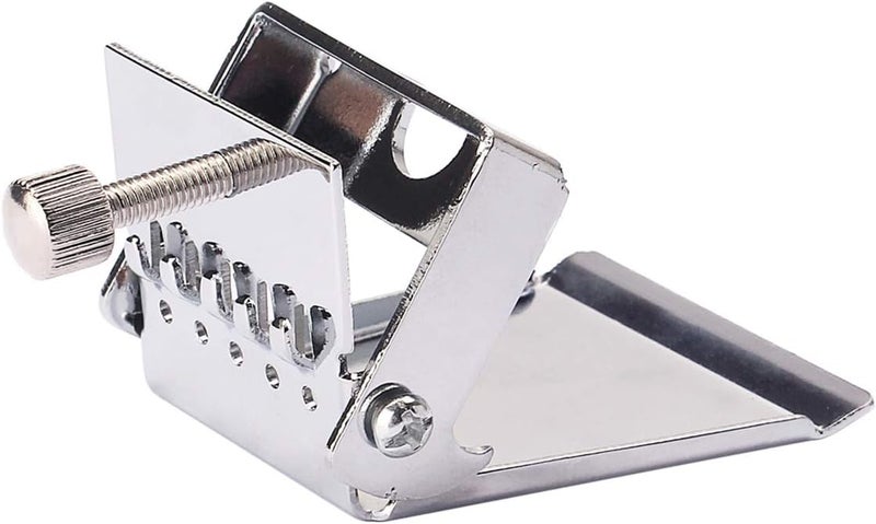 comfrt 5 String Banjo Tailpiece Chrome Plated Replacement Accessory - Image 1