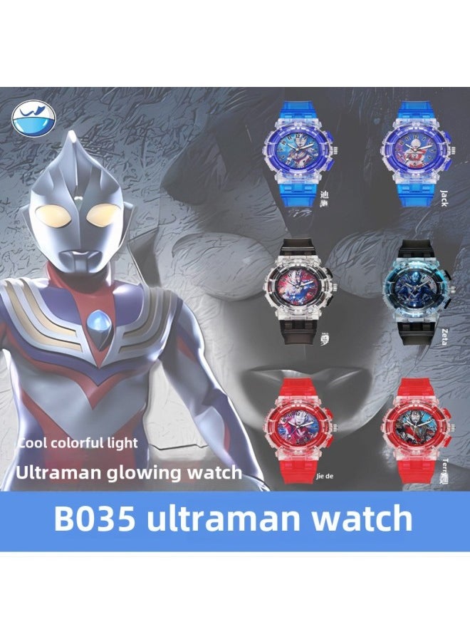 null - Gashapon Ball 75mm 100mm Gashapon Blind Box Figure Gashapon Toy Gashapon Kidsren's Watch Ultraman Watch-Color:Gyro Watch + 75MM Solid Color Gashapon Case - Image 1