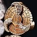 FTNNGIME 7in1 Spinner DND Dice Set Rotate Metal Rotate Dungeons and Dragons DND Compass Dice Cool RPG Role Playing Table Game DiceGold - Image 2