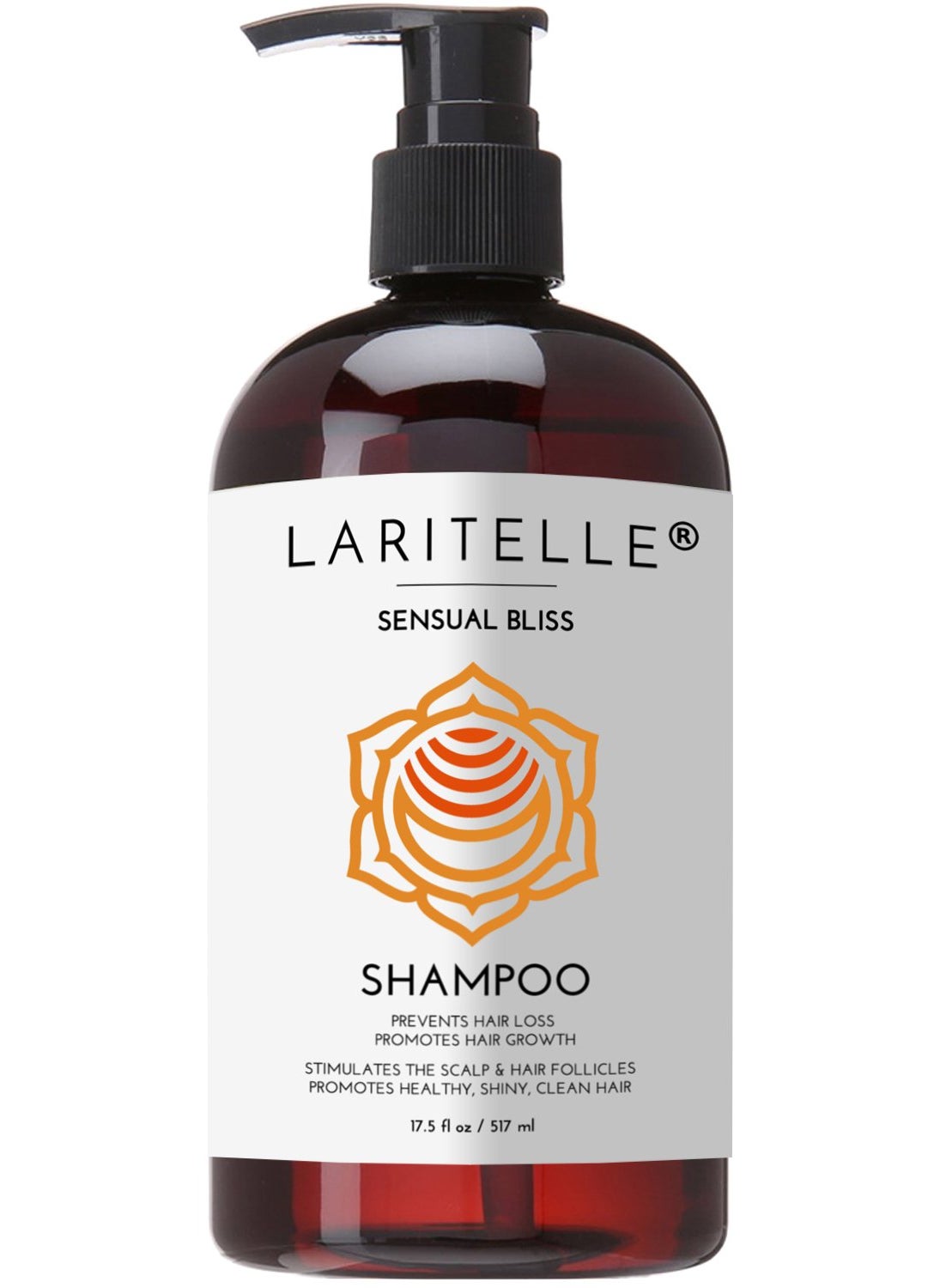 Laritelle - Organic Shampoo 17.5 oz. Argan Oil, Rosemary, Palmarosa. Promotes Hair Growth, Prevents Hair Loss. GF - Image 1
