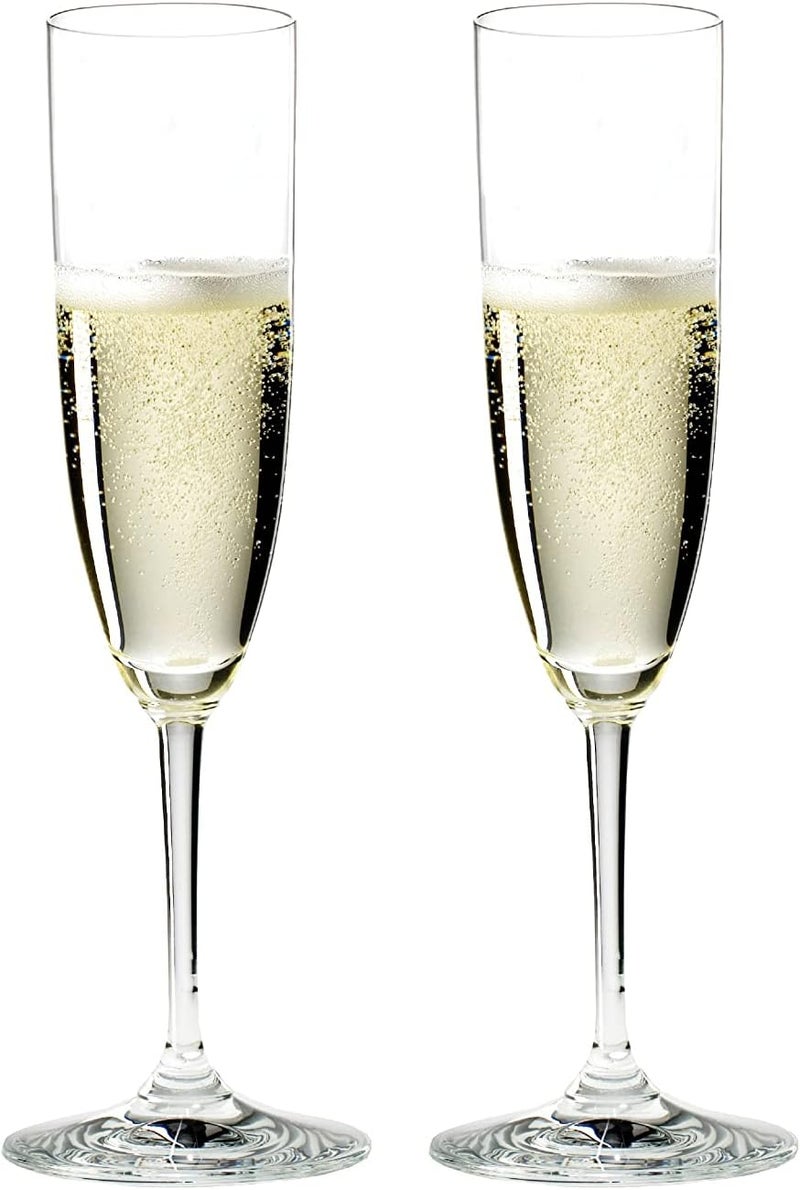 Riedel VINUM Set of 2 Champagne Glasses - Classic Machine-Made Design - Image 1