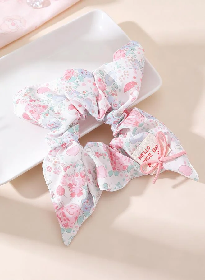 Take Two  Floral Print Scrunchie for Women | Best Price UAE