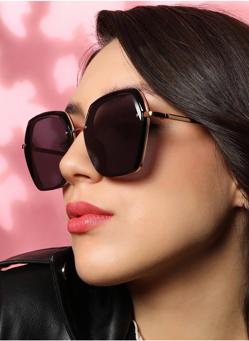 Haute Sauce The Layered Butterfly Sunglasses - Onyx Black  - Image 2