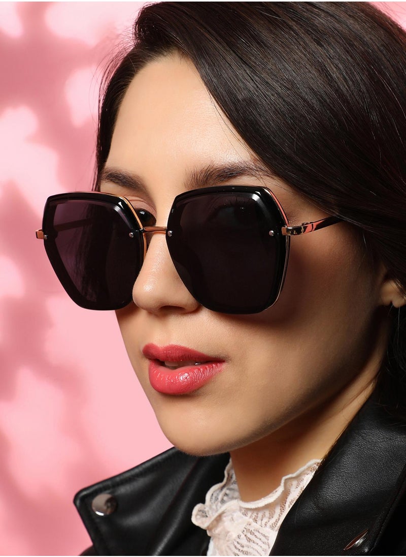 Haute Sauce The Layered Butterfly Sunglasses - Onyx Black  - Image 3