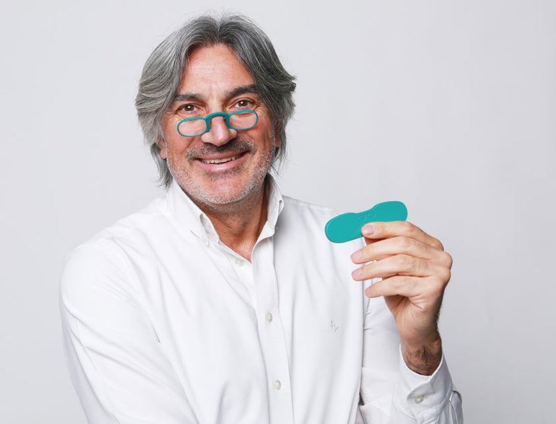 Flexsee Mint Green Round Light Ready Reading Glasses Power 1 - Image 2