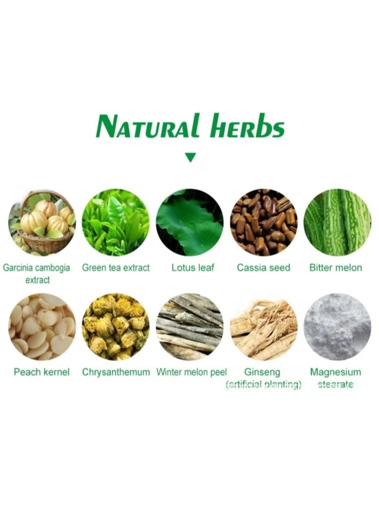 وينز تاون غارسينيا كامبوجيا كبسولات التحكم في الوزن الطبيعية ، التخسيس النظام الغذائي الهضم والأيض ، حرق الدهون وتخسيس الجسم ، حبوب فقدان الوزن المضادة للشيخوخة آمنة حرق الدهون وتخسيس 60 أقراص - Image 4