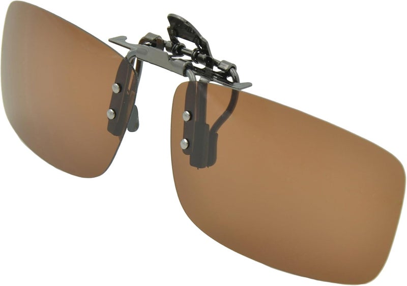 Besgoods Cycling Sport Polarized Clip-on Flip up Metal Clip Sunglasses Lenses Glasses Unbreakable Driving Fishing Outdoor - Image 1