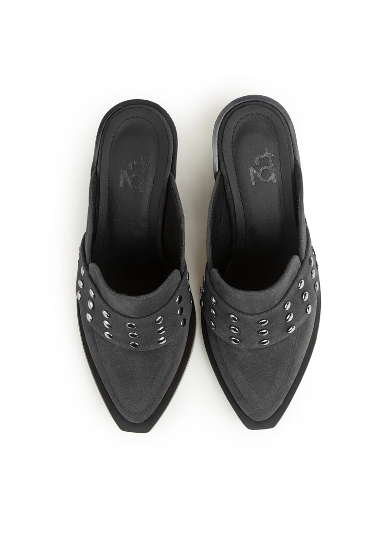 TGS Studded Band Heel Mules  - Image 3