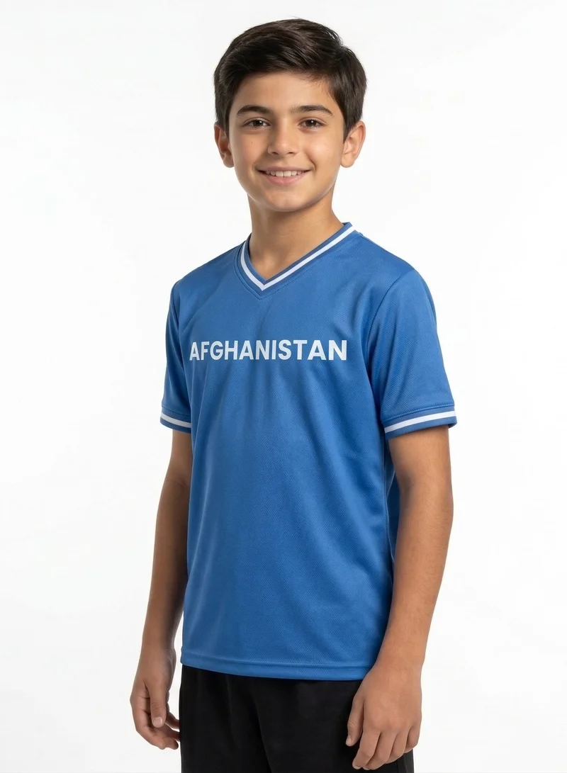 البيسبول يونايتد قميص في-نيك لايف ستايل للمنتخب الأفغاني للبيسبول للأطفال