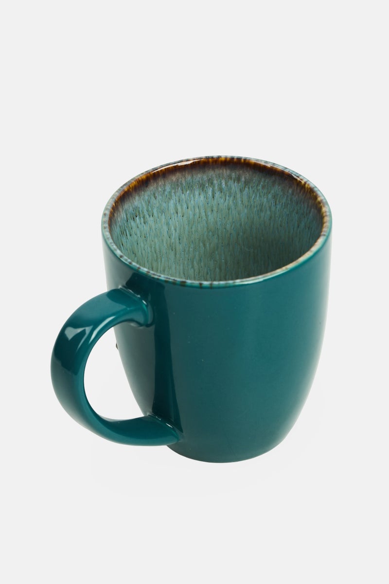 Ritzenhoff & Breker Porcelain Coffee Cup 380ml, Teal Green - Image 2