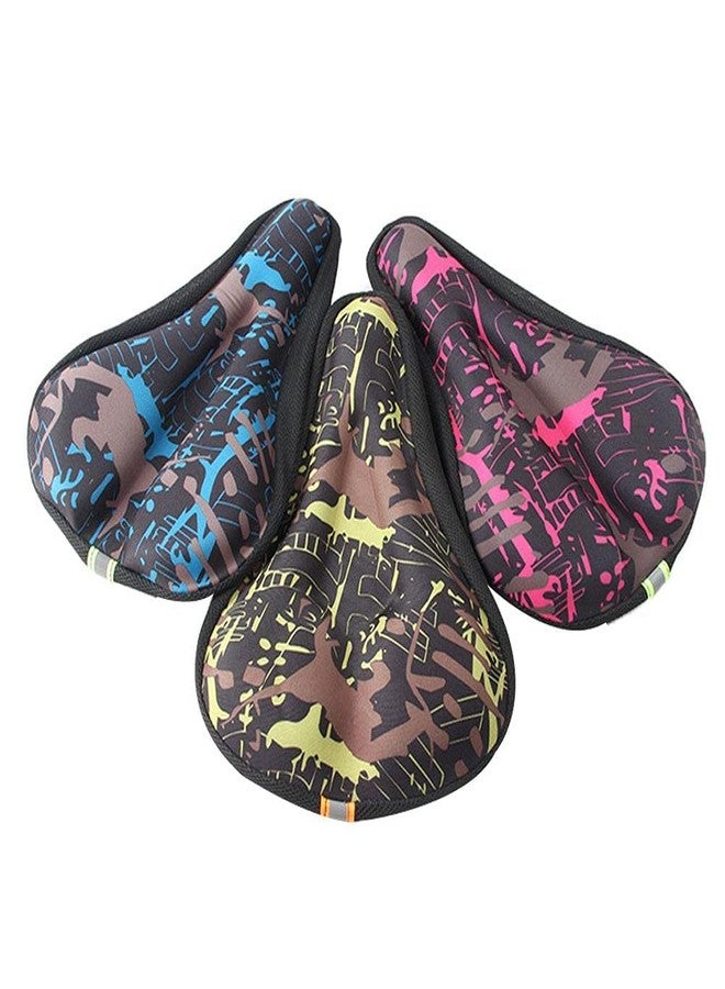 FCCRACING FCC Racing Soft Bicycle Silicone Gel Saddle Seat & Cycling Cushion Pad Bike Cycle Gel Cover for Mountain Bikes (Yellow) - Image 4
