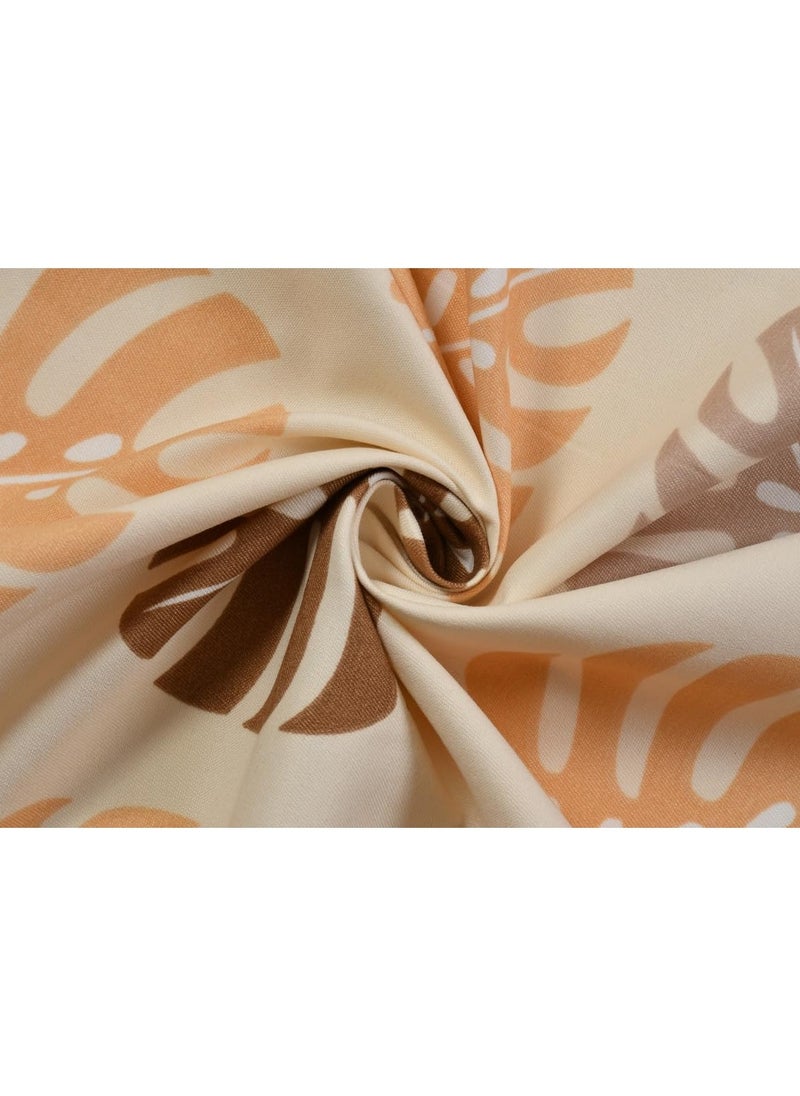 BSB HOME - Premium Glace Cotton King Fitted Bedsheet Set  with 2 Pillow Covers 183x198 +25  Cms - Image 1